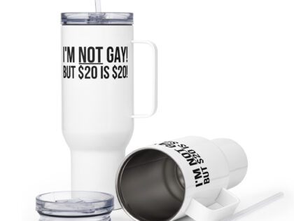 I'm not gay but $20 is $20 Reisebecher mit Griff – Accessoires – klamottn.de I'm not gay but $20 is $20 Reisebecher mit Griff – Accessoires – klamottn.de