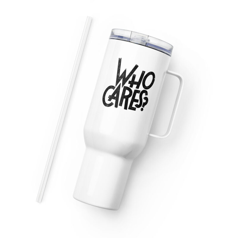 Who Cares? Reisebecher mit Griff – Accessoires – klamottn.de