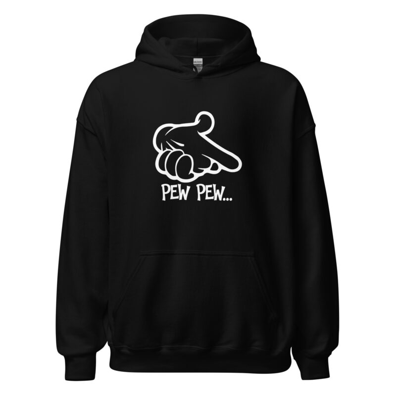 Pew Pew... Hand Unisex-Hoodie – Hoodies – klamottn.de