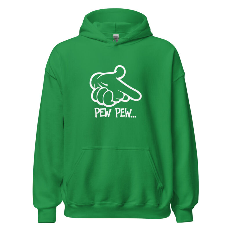 Pew Pew... Hand Unisex-Hoodie – Hoodies – klamottn.de
