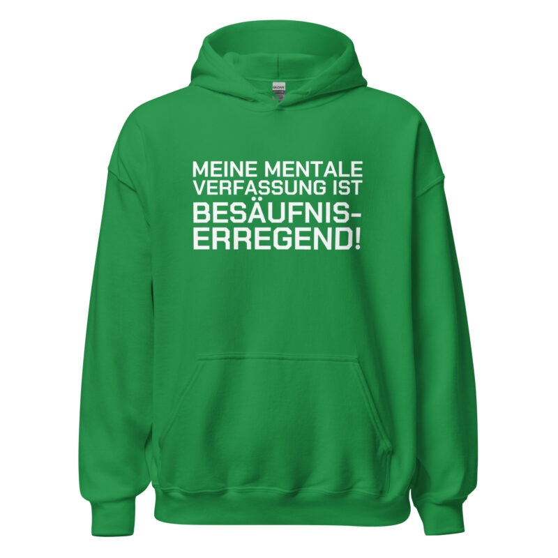 Meine mentale Verfassung ist besäufniserregend Unisex-Hoodie – Hoodies – klamottn.de