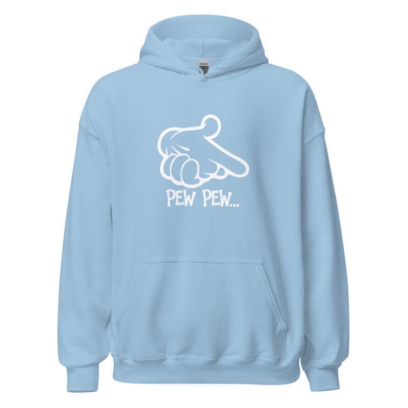 Pew Pew... Hand Unisex-Hoodie – Hoodies – klamottn.de