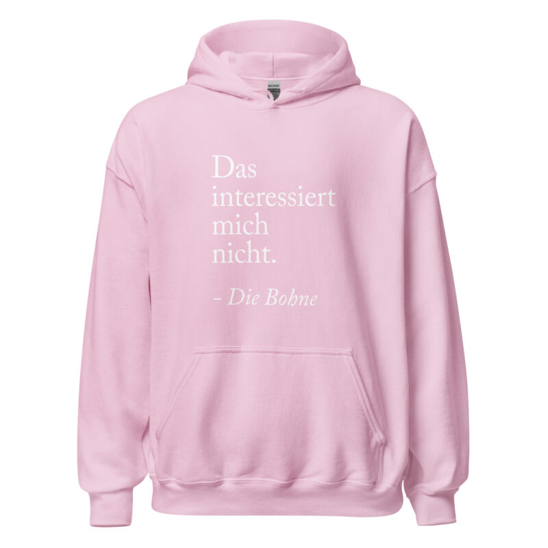 Das interessiert mich nicht die Bohne Unisex-Hoodie – Hoodies – klamottn.de
