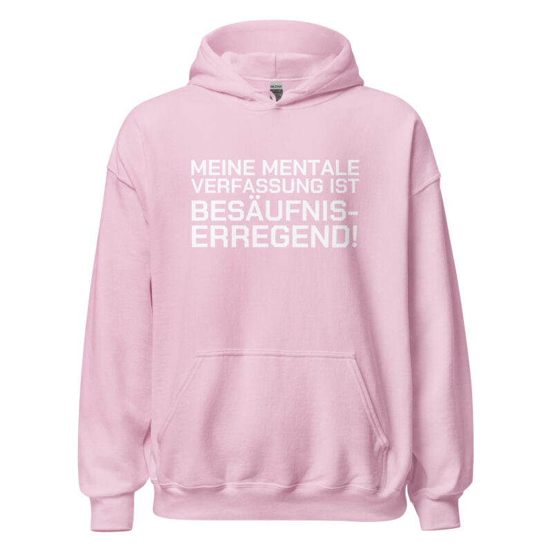 Meine mentale Verfassung ist besäufniserregend Unisex-Hoodie – Hoodies – klamottn.de