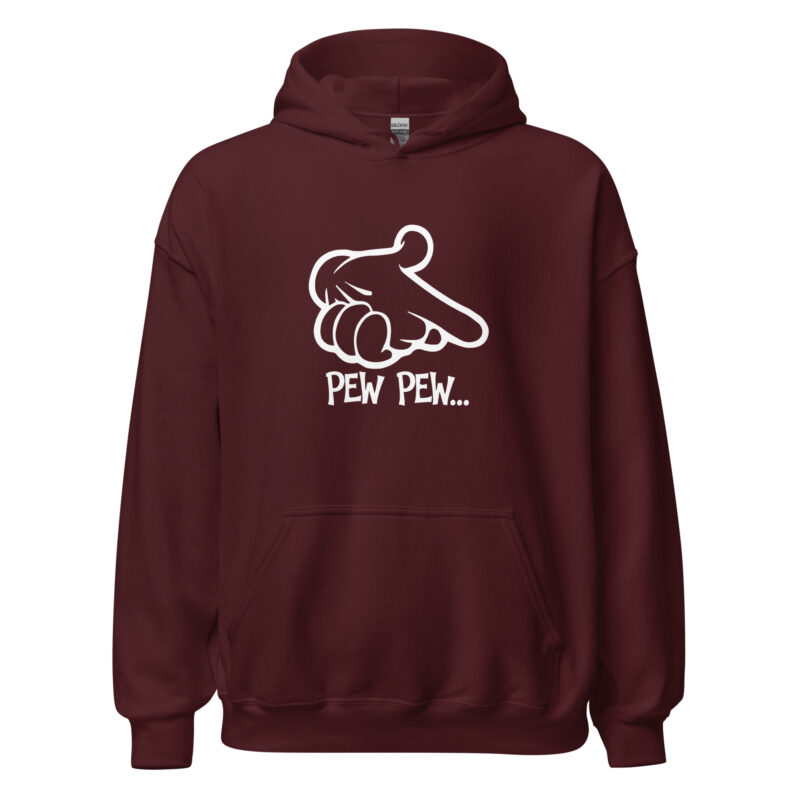Pew Pew... Hand Unisex-Hoodie – Hoodies – klamottn.de