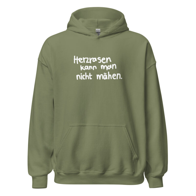 Herzrasen kann man nicht mähen Unisex-Hoodie – Hoodies – klamottn.de