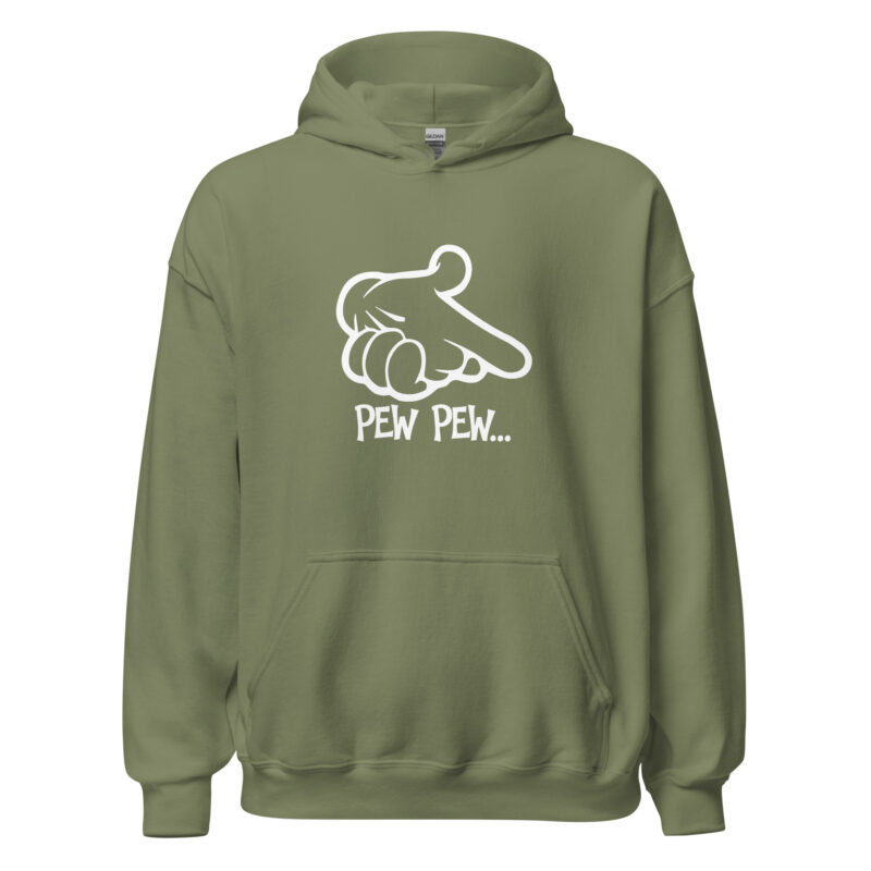 Pew Pew... Hand Unisex-Hoodie – Hoodies – klamottn.de