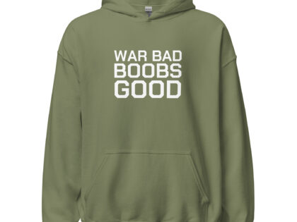 War Bad Boobs Good Unisex-Hoodie – Hoodies – klamottn.de War Bad Boobs Good Unisex-Hoodie – Hoodies – klamottn.de