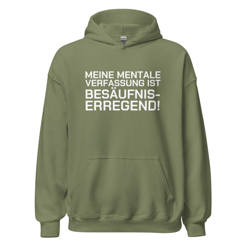Meine mentale Verfassung ist besäufniserregend Unisex-Hoodie – Hoodies – klamottn.de