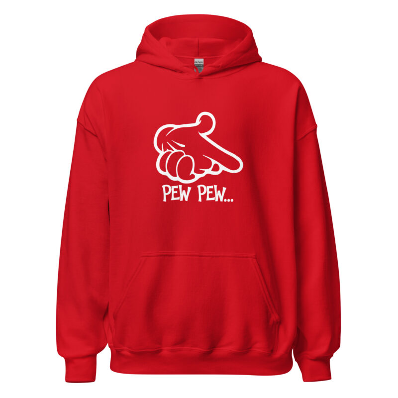 Pew Pew... Hand Unisex-Hoodie – Hoodies – klamottn.de