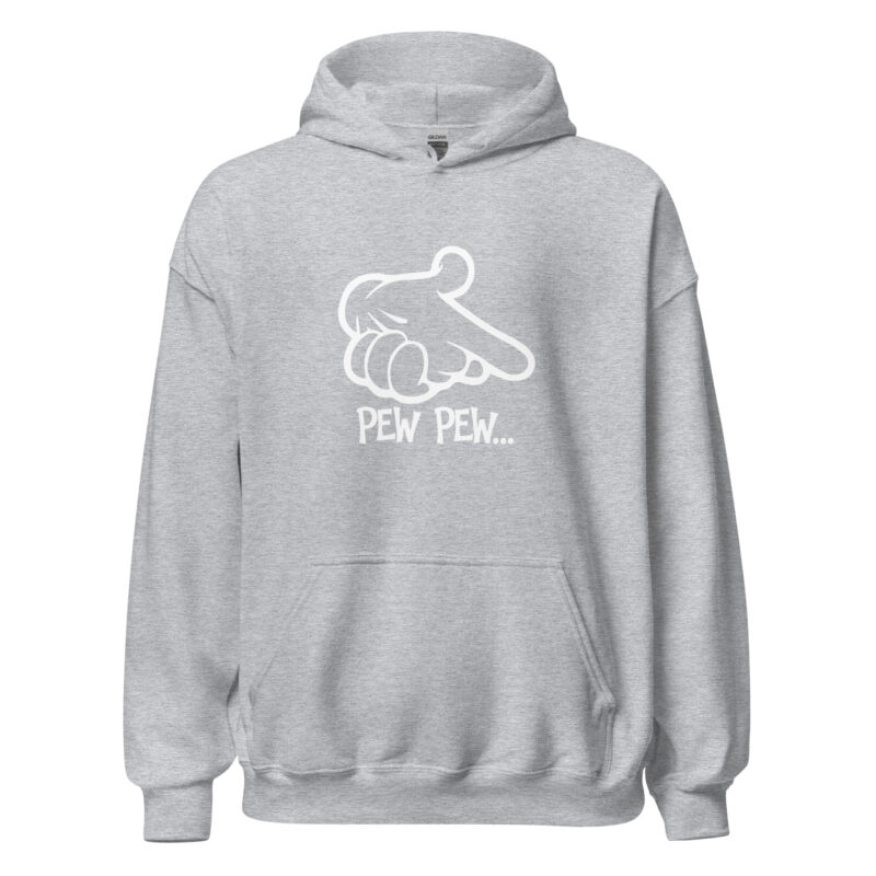 Pew Pew... Hand Unisex-Hoodie – Hoodies – klamottn.de