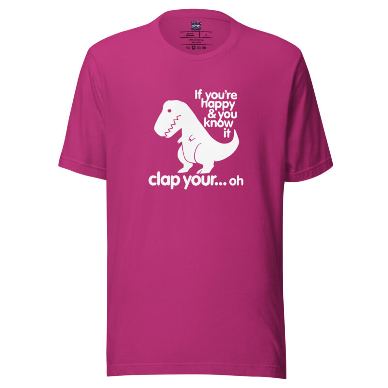 Dino Clap Fail Unisex-T-Shirt