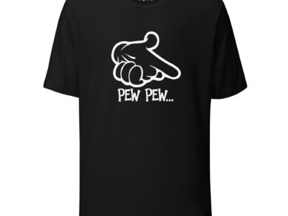 Pew Pew... Hand Unisex-T-Shirt – T-Shirts – klamottn.de Pew Pew... Hand Unisex-T-Shirt – T-Shirts – klamottn.de