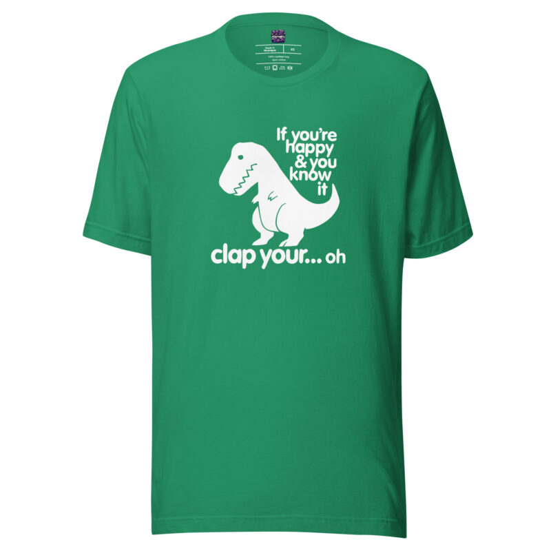 Dino Clap Fail Unisex-T-Shirt