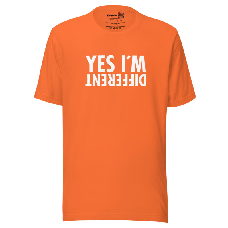 Yes I'm Different Unisex-T-Shirt – T-Shirts – klamottn.de