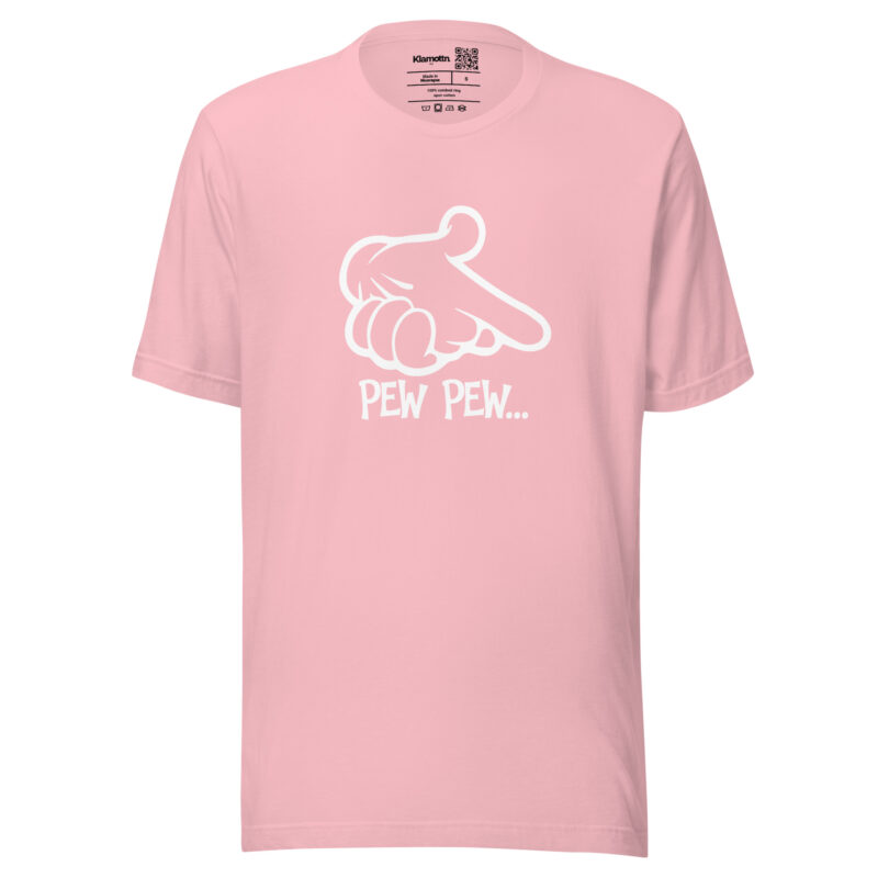 Pew Pew... Hand Unisex-T-Shirt – T-Shirts – klamottn.de