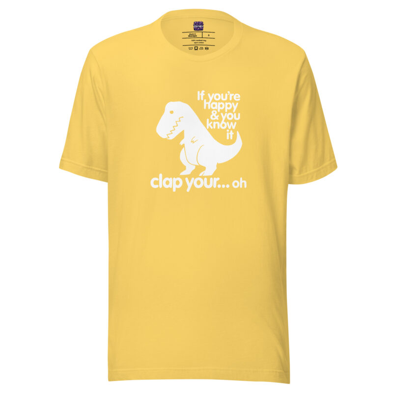 Dino Clap Fail Unisex-T-Shirt