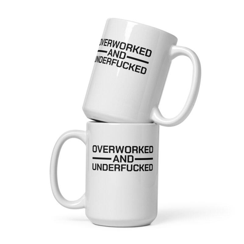 Overworked and Underfucked Tasse – Home & Living – klamottn.de
