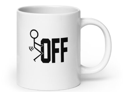 Weiße, glänzende Fuck Off Tasse – Home & Living – klamottn.de Weiße, glänzende Fuck Off Tasse – Home & Living – klamottn.de