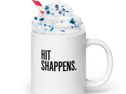 Weiße, glänzende Hit Shappens Tasse – Home & Living – klamottn.de Weiße, glänzende Hit Shappens Tasse – Home & Living – klamottn.de