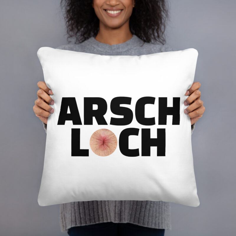 Arschloch Basic-Kissen – Home & Living – klamottn.de