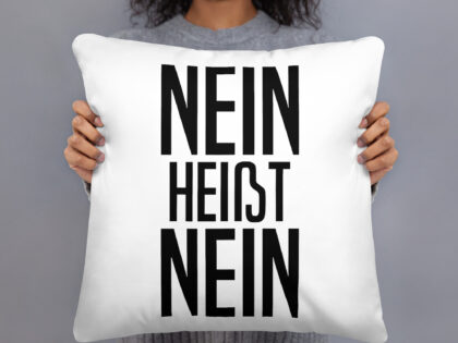 Nein heißt Nein Basic-Kissen – Home & Living – klamottn.de Nein heißt Nein Basic-Kissen – Home & Living – klamottn.de