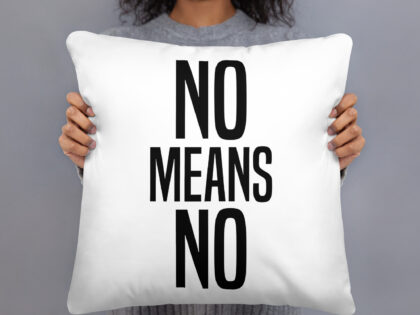 No means No Basic-Kissen – Home & Living – klamottn.de No means No Basic-Kissen – Home & Living – klamottn.de