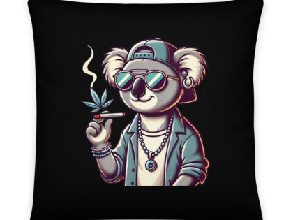 Entspannter Koala mit Joint Basic-Kissen – Home & Living – klamottn.de Entspannter Koala mit Joint Basic-Kissen – Home & Living – klamottn.de