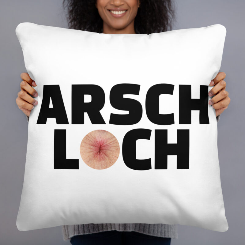Arschloch Basic-Kissen – Home & Living – klamottn.de