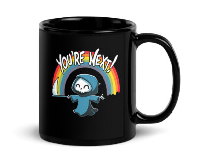 „You’re Next!“ Sensenmann Tasse – Home & Living – klamottn.de „You’re Next!“ Sensenmann Tasse – Home & Living – klamottn.de