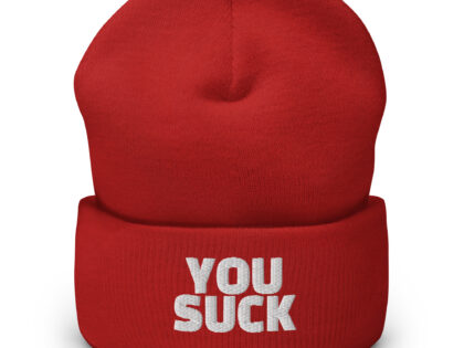 You Suck Beanie – Accessoires – klamottn.de You Suck Beanie – Accessoires – klamottn.de