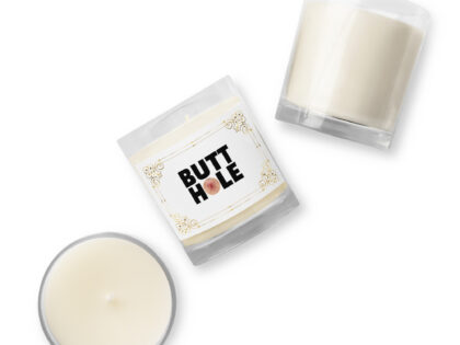 Butthole Sojawachs-Kerze im Glas – Home & Living – klamottn.de