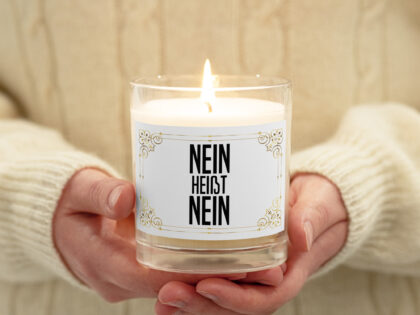 Nein heißt Nein Sojawachs-Kerze im Glas – Home & Living – klamottn.de Nein heißt Nein Sojawachs-Kerze im Glas – Home & Living – klamottn.de