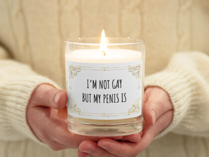 I’m Not Gay but My Penis Is Sojawachs-Kerze im Glas – Home & Living – klamottn.de