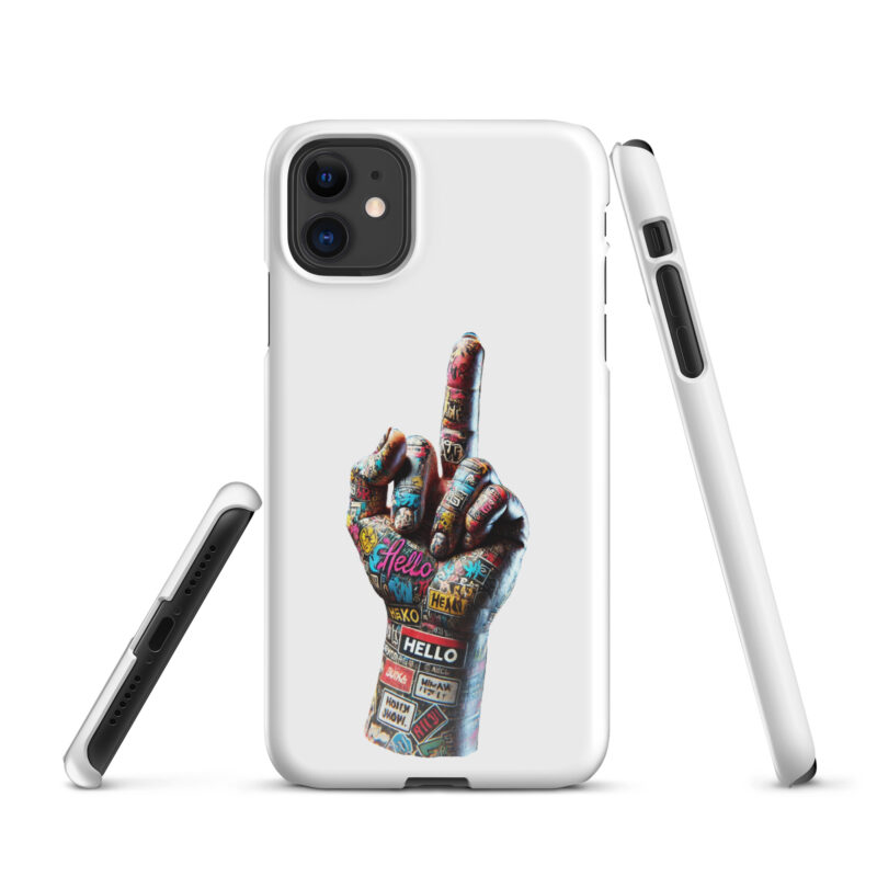 Urban Street Art Style Fick dich Fuck you Graffiti Hand Snapcase iPhone®-Hülle