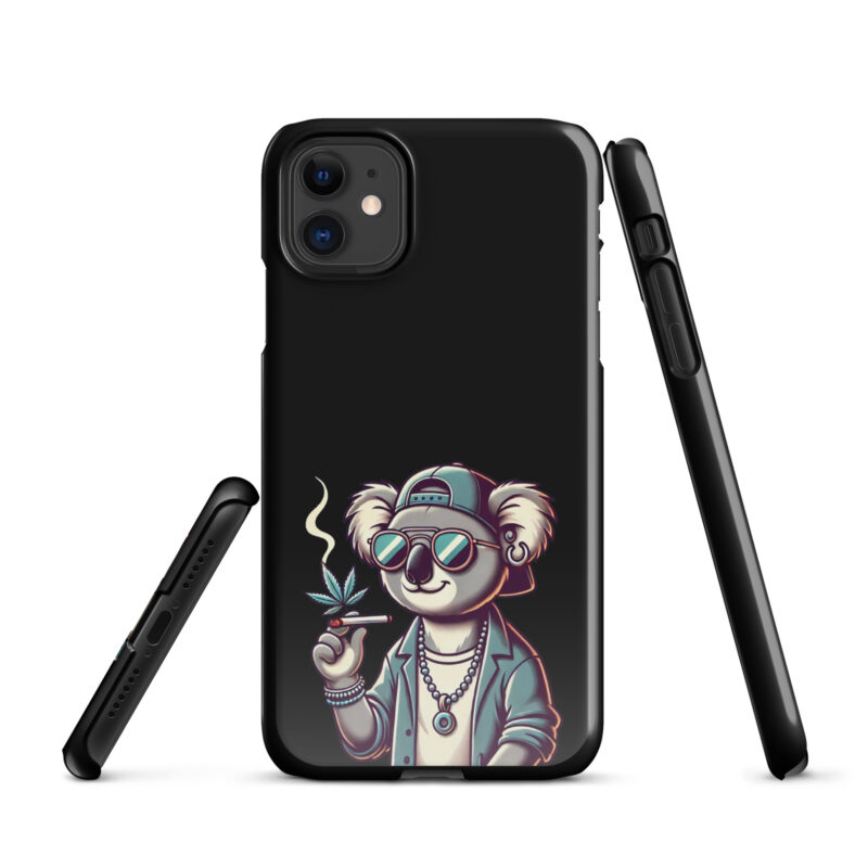 Entspannter Koala mit Joint Snapcase iPhone®-Hülle