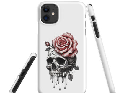 Schädel mit blutroter Rose Snapcase iPhone®-Hülle – Accessoires – klamottn.de Schädel mit blutroter Rose Snapcase iPhone®-Hülle – Accessoires – klamottn.de
