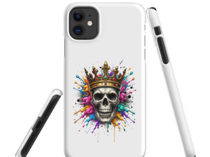Schädel mit Krone und Farbspritzern Snapcase iPhone®-Hülle – Accessoires – klamottn.de Schädel mit Krone und Farbspritzern Snapcase iPhone®-Hülle – Accessoires – klamottn.de