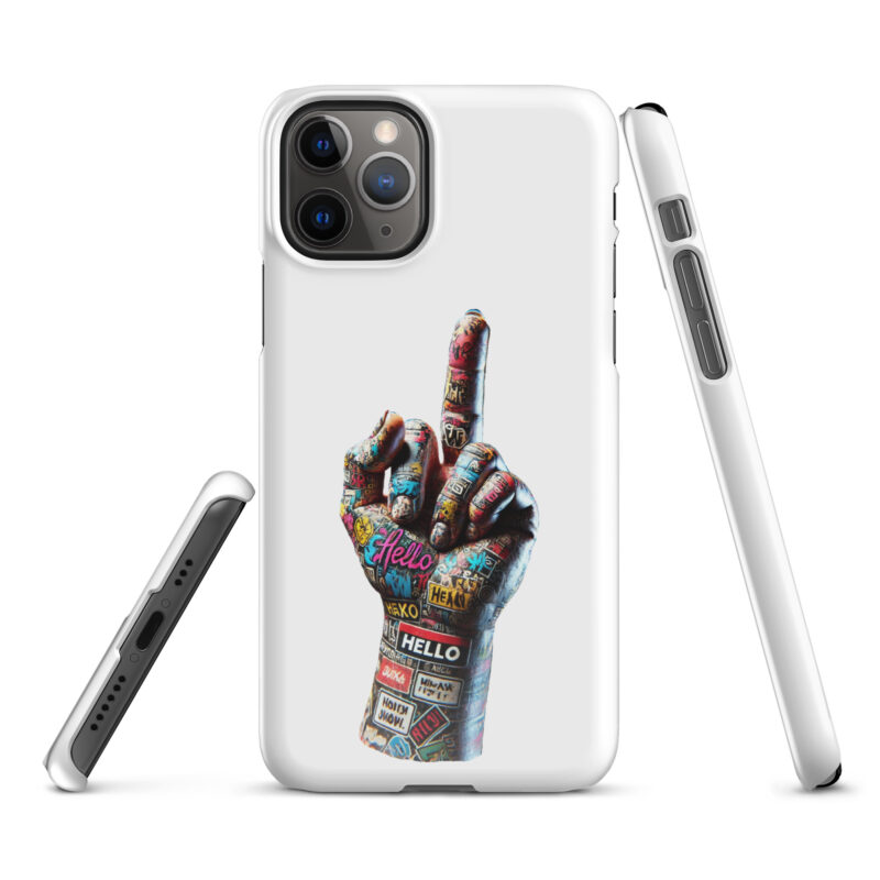 Urban Street Art Style Fick dich Fuck you Graffiti Hand Snapcase iPhone®-Hülle