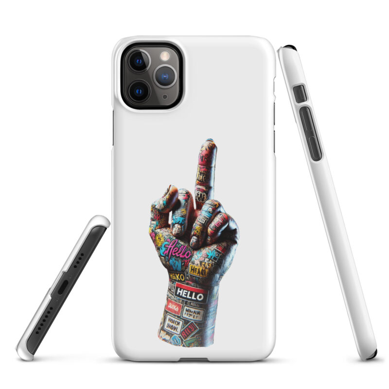 Urban Street Art Style Fick dich Fuck you Graffiti Hand Snapcase iPhone®-Hülle