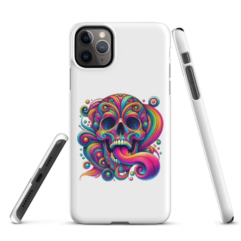 Psychedelischer Totenkopf Snapcase iPhone®-Hülle