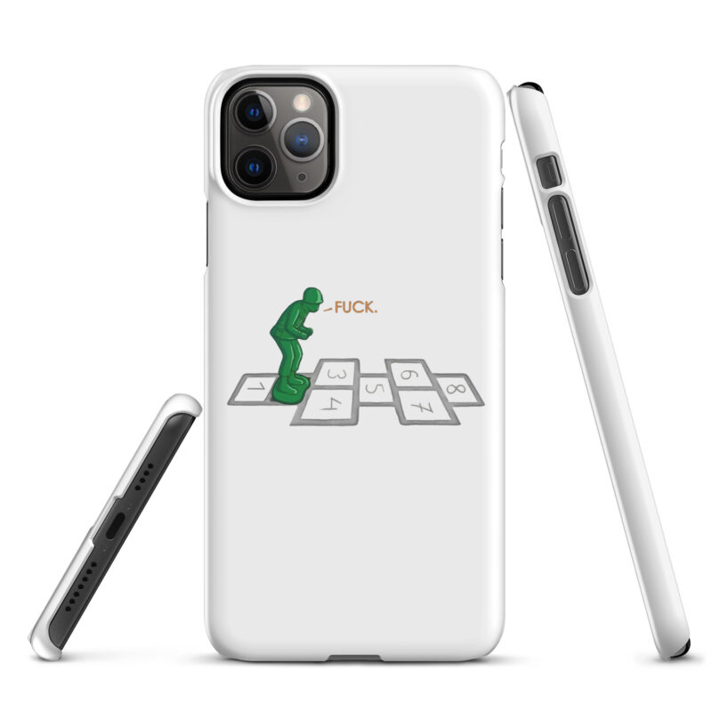 Soldat im Hüpfspiel Snapcase iPhone®-Hülle