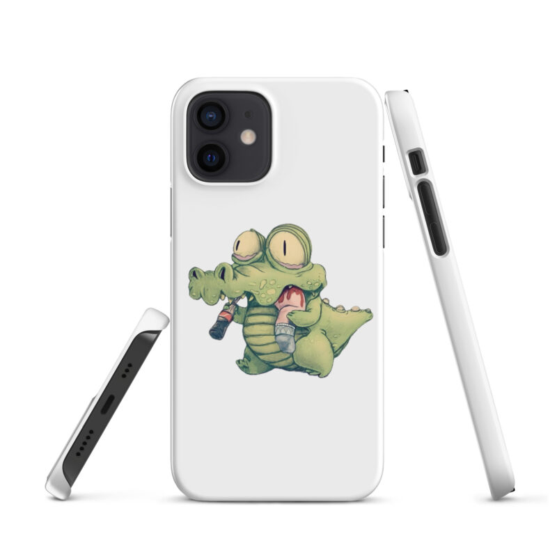 Krokodil mit Cola und “Snack” iPhone®-Hülle