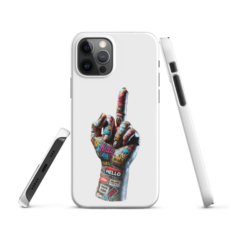 Urban Street Art Style Fick dich Fuck you Graffiti Hand Snapcase iPhone®-Hülle