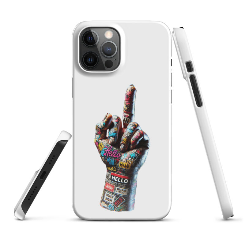 Urban Street Art Style Fick dich Fuck you Graffiti Hand Snapcase iPhone®-Hülle