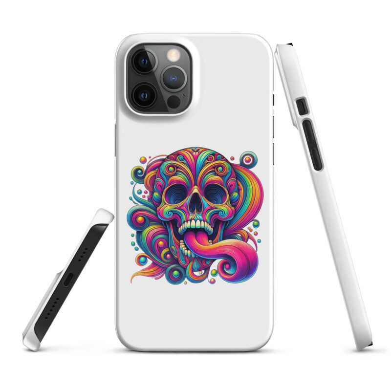 Psychedelischer Totenkopf Snapcase iPhone®-Hülle