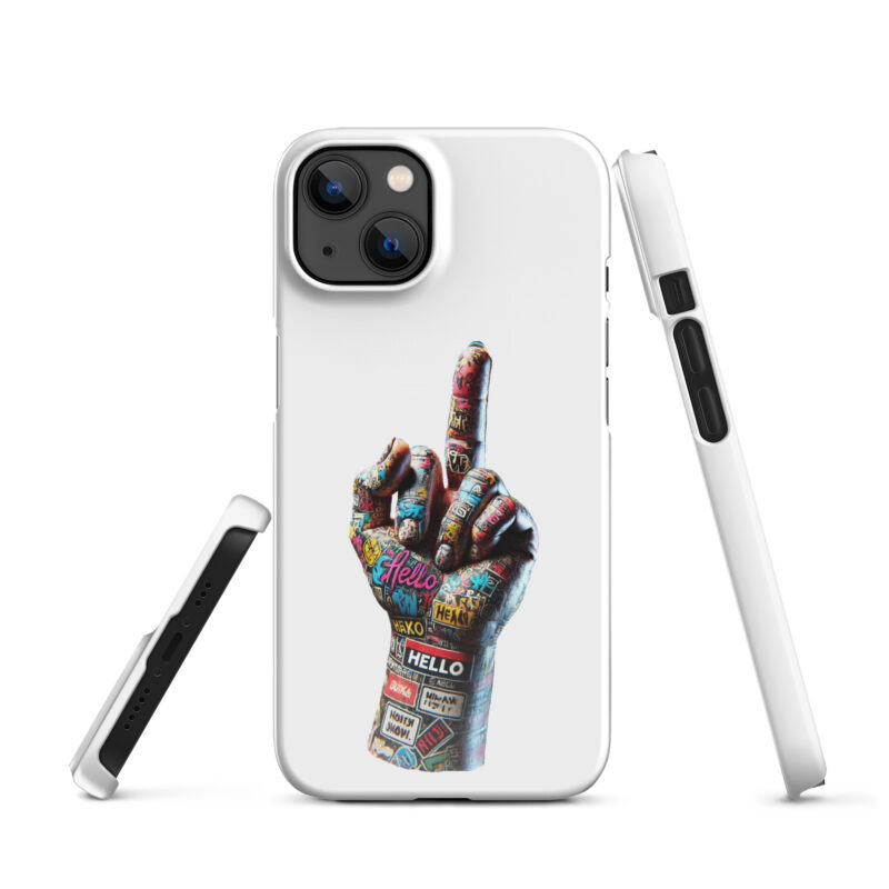 Urban Street Art Style Fick dich Fuck you Graffiti Hand Snapcase iPhone®-Hülle