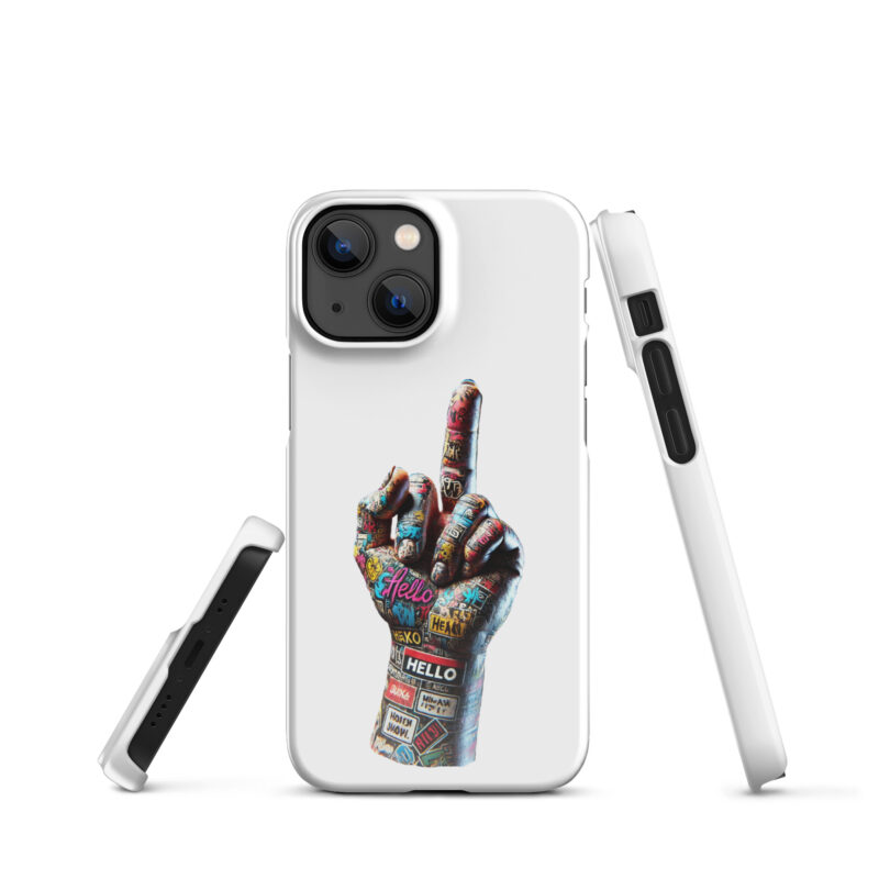 Urban Street Art Style Fick dich Fuck you Graffiti Hand Snapcase iPhone®-Hülle