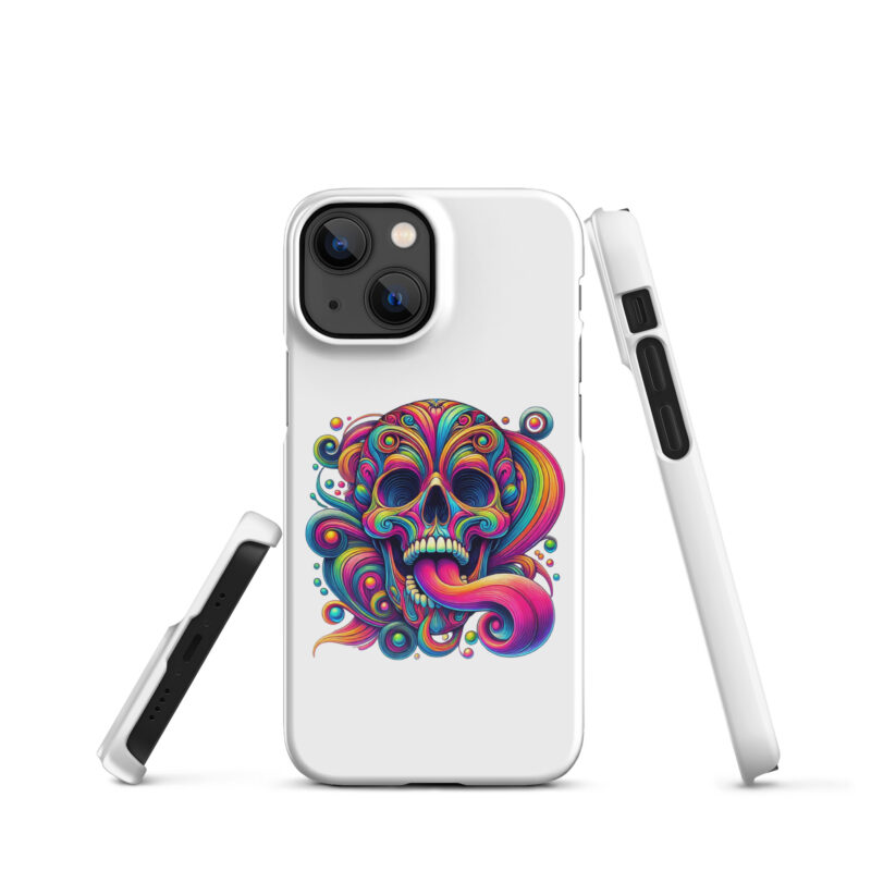 Psychedelischer Totenkopf Snapcase iPhone®-Hülle