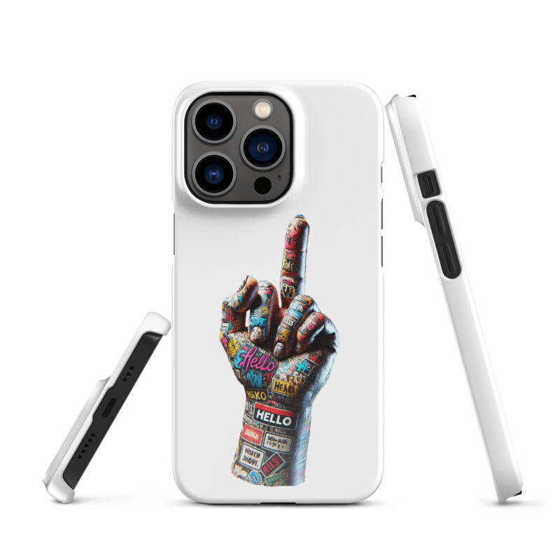 Urban Street Art Style Fick dich Fuck you Graffiti Hand Snapcase iPhone®-Hülle
